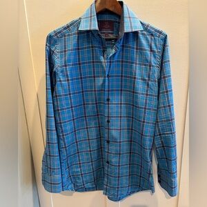 Hawes and Curtis Multi-color Slim-fit Button Up